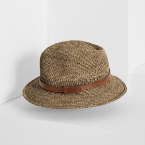 Raffia hat DIEGO brown- IBELIV
