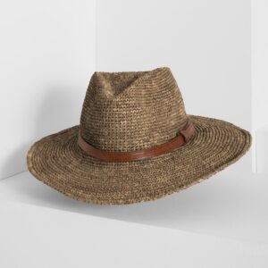 Raffia hat ENTO brown - IBELIV