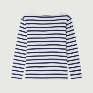 Shirt KATY striped white/navy - SOEUR