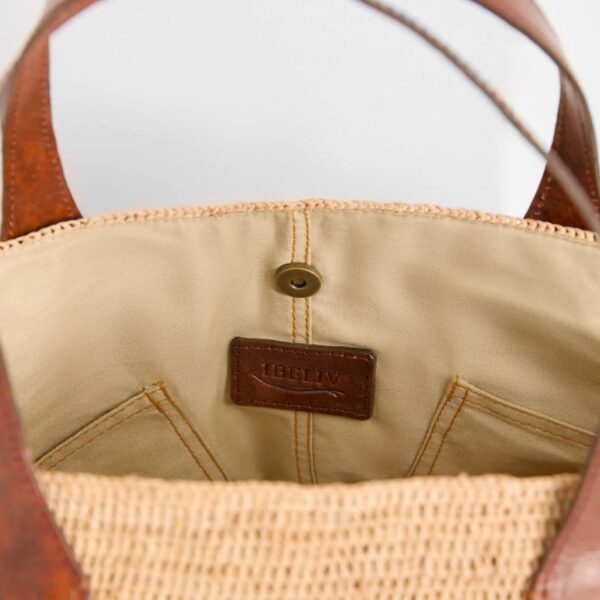 Raffia bag LAZA II natural - IBELIV - Image 4