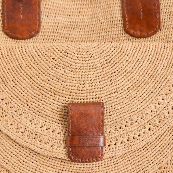 Raffia bag LAZA II natural - IBELIV - Image 5