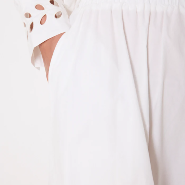 Skirt embroidered white - NOTSHY - Image 2