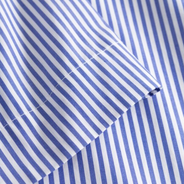 Peche cotton stripe shorts blue - RUE DE TOKYO - Image 7