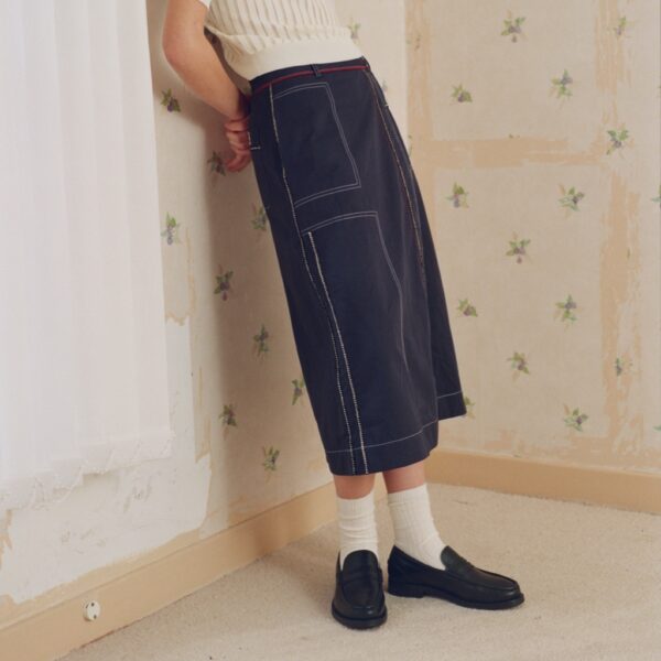 Skirt JAQUIME navy - LE MONT SAINT MICHEL - Image 3