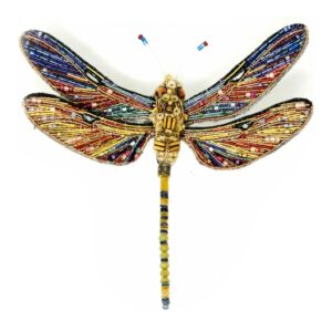 Brown Hawker Dragonfly Brooch - TROVELORE