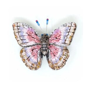 Morpho Godarti Butterfly Brooch - TROVELORE