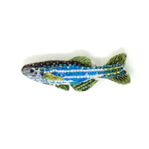Zebra Fish Brooch Brooch - TROVELORE