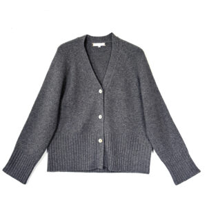Cashmere cardigan medium grey - BRILLIANT CASHMERE