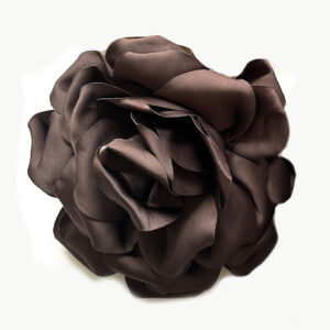 Flower Brooch 16 cm Dark Brown - IRMAS HUS
