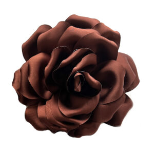 Flower Brooch 16 cm Red brown - IRMAS HUS