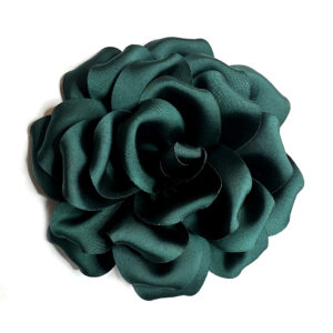 Flower Brooch 16 cm Dark Green - IRMAS HUS