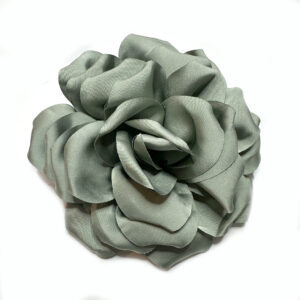 Flower Brooch 16 cm Grey Green - IRMAS HUS