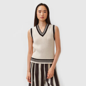 V-neck slipover ecru - DIEGA