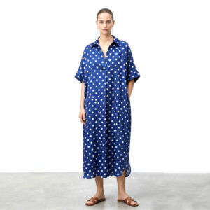 Dress dots blue - MAX & ENJOY
