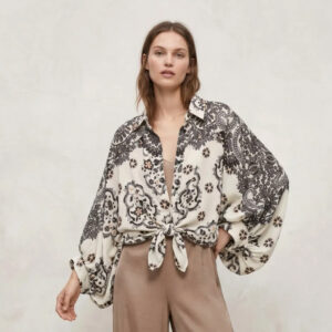 Shirt black print - MAX & ENJOY