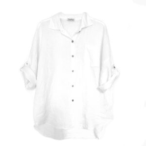 Linen shirt white - IRMAS HUS